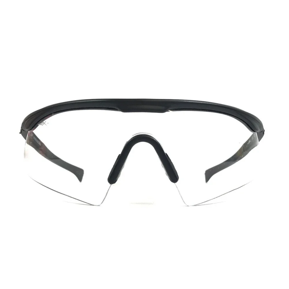 Wiley X Safety Sunglasses Z87 CE PT-1 Matte Black Shield Frames w Several Lenses